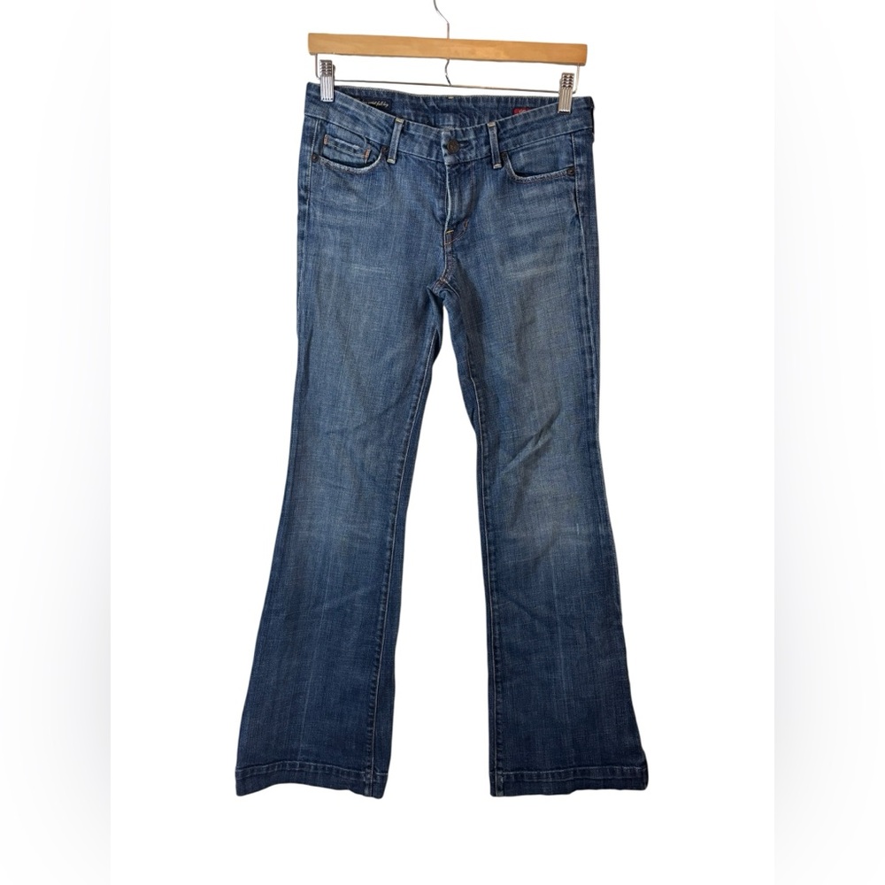 CITIZENS OF HUMANITY | denim blue jeans Faye 003 low waist full leg stretch 28